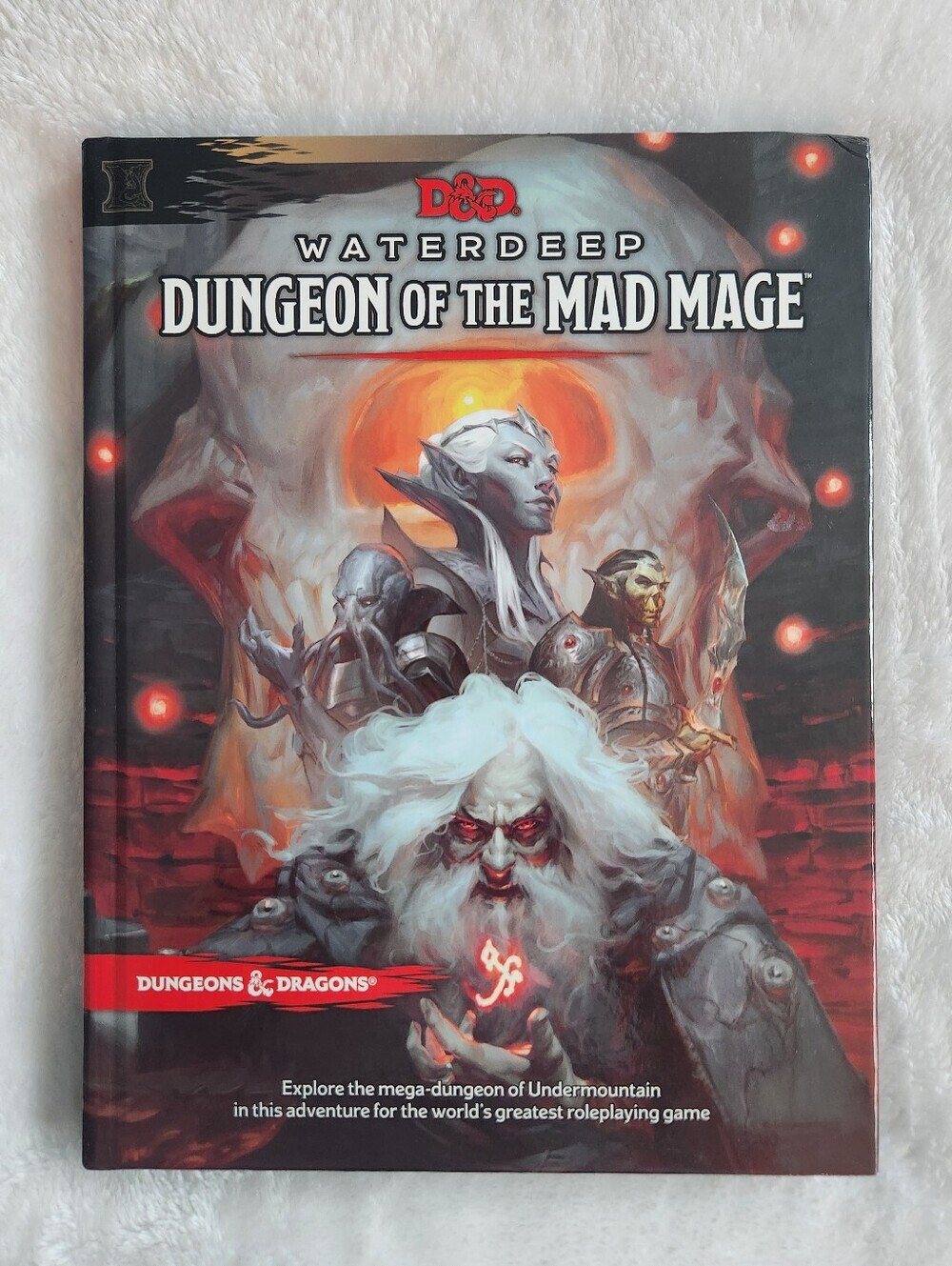D&D Waterdeep Dungeon of the Mad Mage Hardcover 5E Book Dungeons And Dragons